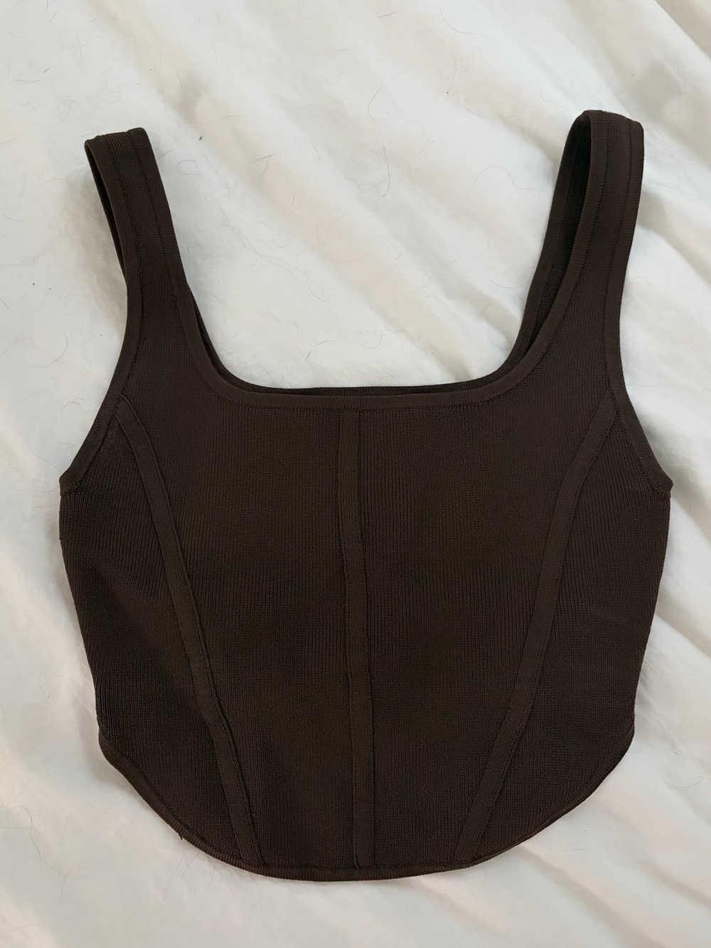 Brown XS Aritzia Corset Top